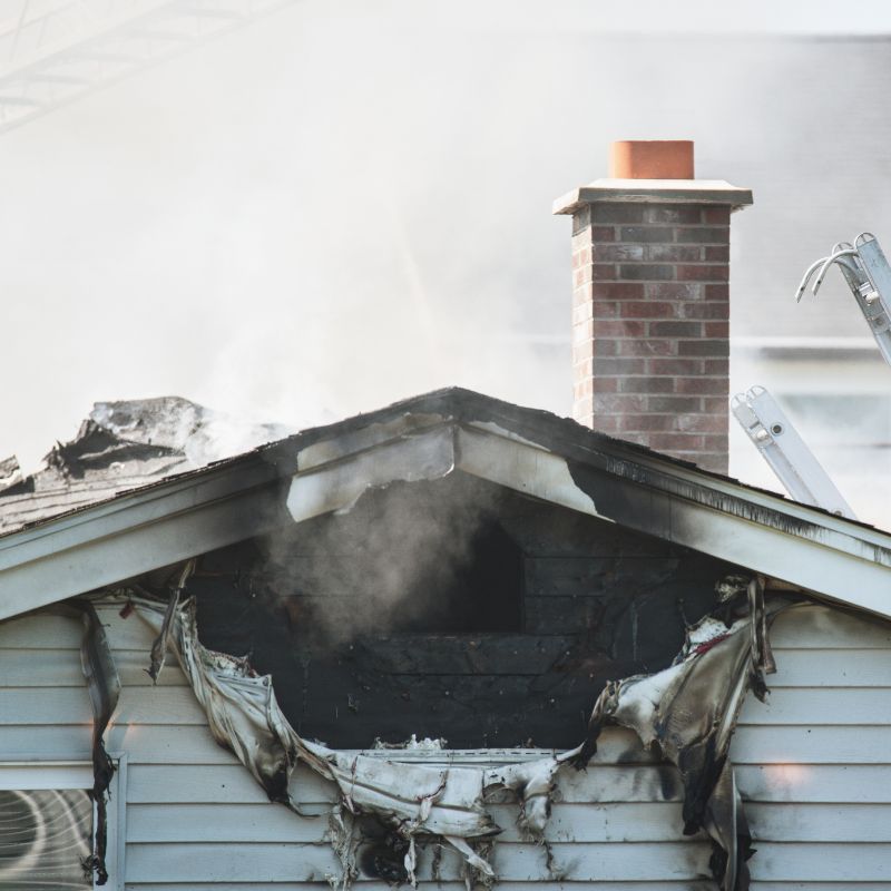house fire damage