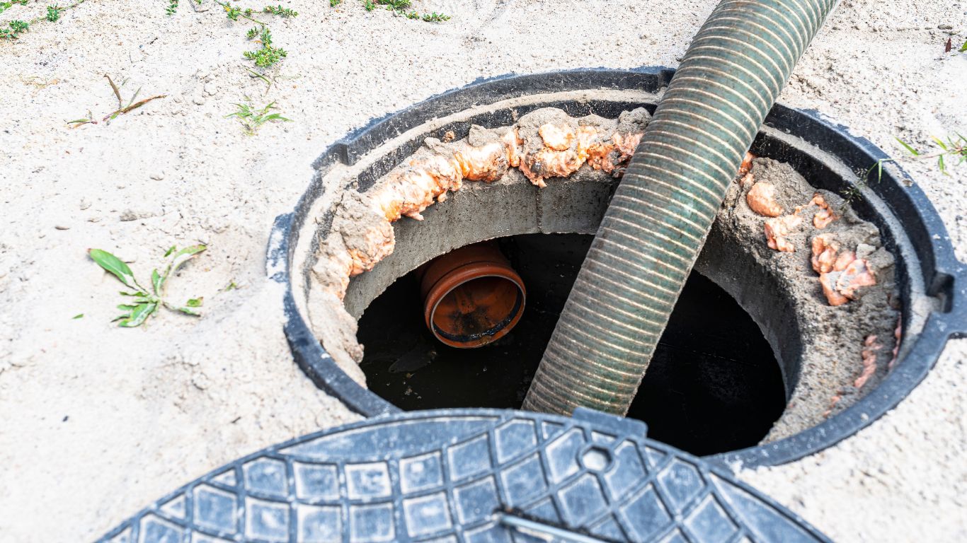 powerful pumps and extraction equipment used by the expert sewage cleanup services