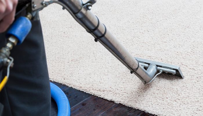 vacuum cleaning the carpet - wilmore odor removal