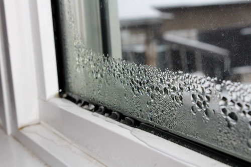 window with condensation