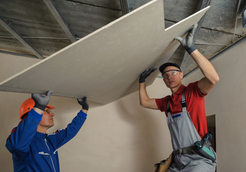 warren water damage restoration drywall installers