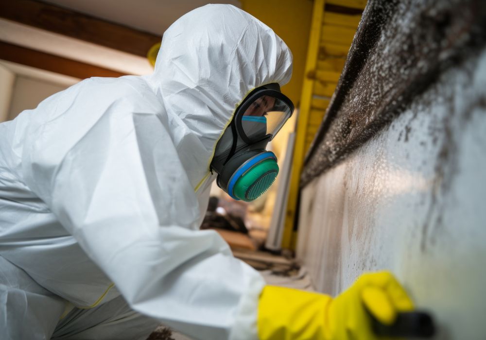 grosse pointe mold removal and remediation expert removing black mold