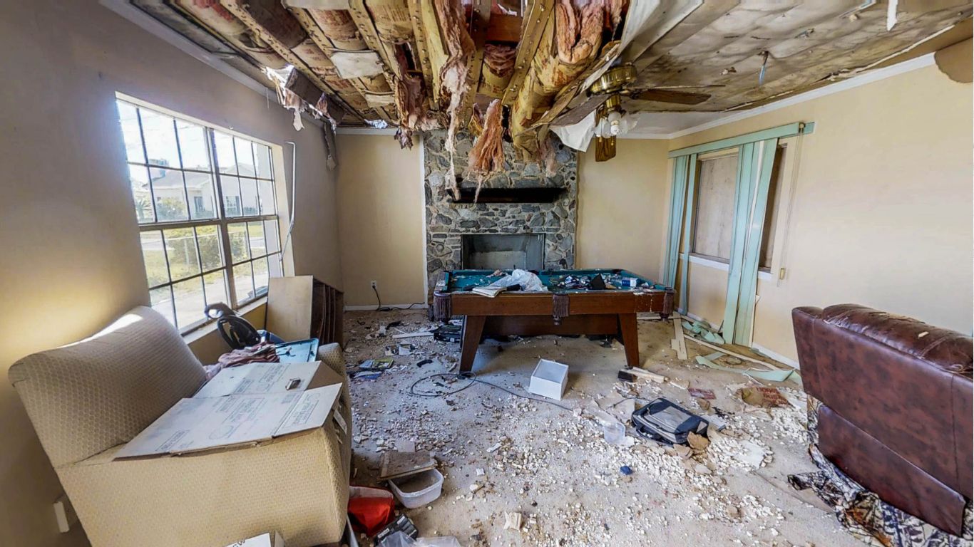 Why Smart Homeowners Choose Storm Damage Restoration in New Orleans Every Time Storm damage restoration in New Orleans with severe ceiling and wall damage from a storm.