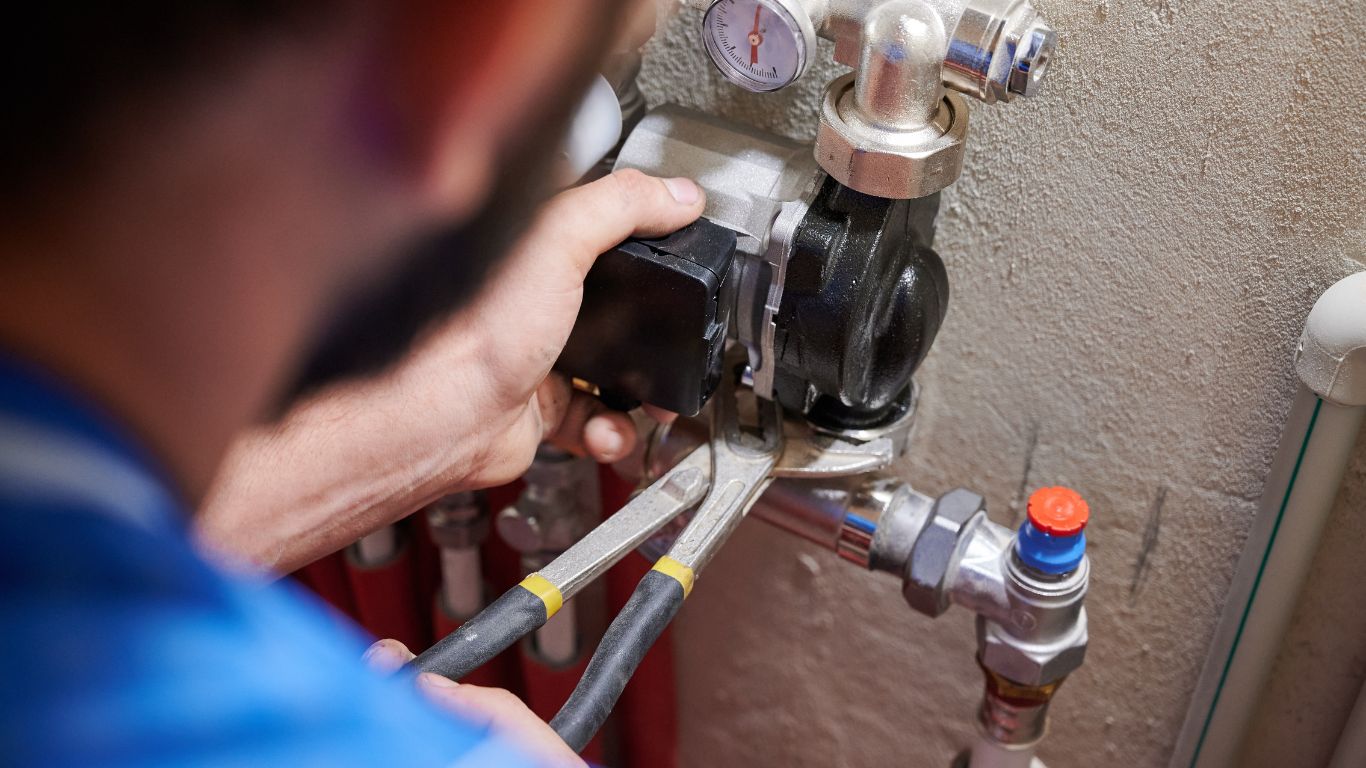 water-leak-detection-services-working-plumbing-installation-due-to-severe-storm water leak detection services working plumbing installation due to severe storm
